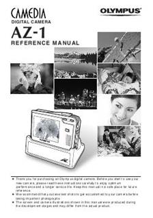Olympus AZ 1 Digital manual. Camera Instructions.
